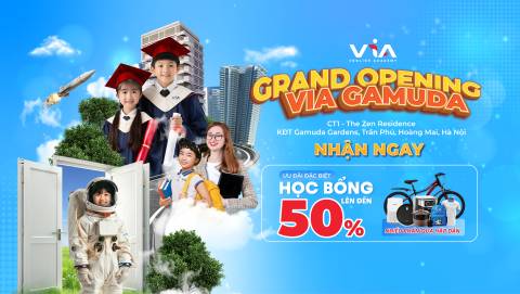 TƯNG BỪNG KHAI TRƯƠNG TRUNG TÂM THỨ 16 VIA GAMUDA - HÀ NỘI